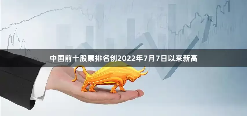 中国前十股票排名创2022年7月7日以来新高